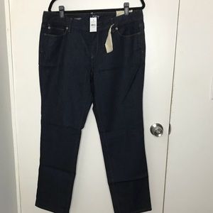 Straight leg jeans